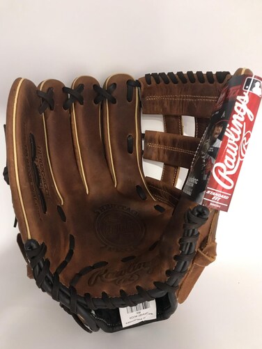 New Rawlings Heritage Pro 12.75 Inch Infield Baseball Glove LHT Brown/Tan