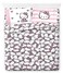 Jay Franco Hello Kitty Stripes &amp; Hearts Queen Size Sheet Set - Super Soft 4 Piece Bedding Set - Microfiber Sheets Include Reversible Pillow Covers