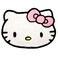 Jay Franco Hello Kitty Plush White Fluffy Accent Rug - 4 x 3 ft Area Rug for Bedroom or Living Room Decor