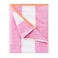 HENBAY Cotton Oversized Beach Towel - Large 70 x 35 Inch Pool Towel, Rose Red Striped Quick Dry Swimming Cabana Towel