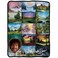Seven Times Six Bob Ross Picture Collage Blanket 46" X 60" Flannel Fleece Throw