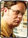 Seven Times Six The Office Big Face Dwight Schrute Blanket 46" X 60" Flannel Fleece Throw