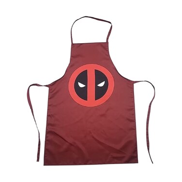 Deadpool Unisex Bib Aprons with Waterdrop Resistance - Cooking Kitchen Apron for Women Men - Super Hero Red and Black Design to Inspire Chef Grill or BBQ at Home
