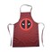 Deadpool Unisex Bib Aprons with Waterdrop Resistance - Cooking Kitchen Apron for Women Men - Super Hero Red and Black Design to Inspire Chef Grill or BBQ at Home