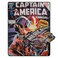 Marvel Bazillion Dreams Legends Captain America x Wolverine Dual Danger Exclusive Fleece Softest Comfy Throw Blanket for Adults   Measures 60 x 50 Inches