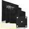 100 Pack Acoustic Foam Panels Premium Sound Proof Foam Panels Black Soundproof Wall Panels High Density Acoustic Panels Sound Absorbing for Studio Office Home, 12 x 12x 1Inch