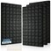 4 Pack Acoustic Panels, 48 x 24 x 2" Sound Proof Foam High Density Studio Wedge Tiles Fire Resistant Acoustic Panels for Home,Office, Recording Room, Studio (Black-4 Pack)