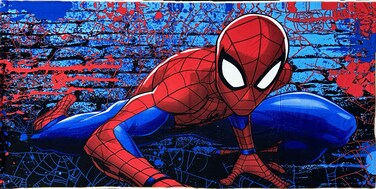 Marvels Spiderman Logo,Spiders, Graphic Designs Super Hero Spiderman Beach or Bath Towel