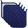 Pot Holders Clearance for Kitchen Heat Resistant Potholder, Hot Pads, Trivet for Cooking and Baking (5, Dark Blue)