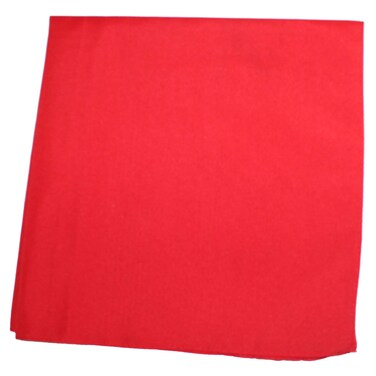 Mechaly Set of 9 Solid 100% Polyester Unisex Bandanas