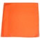 Mechaly Plain 100% Cotton X-Large Bandana - 27 x 27 Inches (Orange)