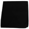 Mechaly Polyester Sewn Edges XL Solid Bandana - 27 x 27 Inches - 5 Pack (Black)