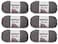 Bernat Blanket Yarn - 6 Pack (Dark Grey)