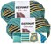 Bernat Blanket Yarn - Big Ball (10.5 oz) - 2 Pack with Pattern Cards in Color (Dorset)