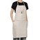 KEVIN&amp;SASA CRAFTS Painting Apron for Men and Women, Professional for Acrylic, Oil and Watercolor Painting, With 3 Pockets, Adjustable Cotton Canvas Bib Apron