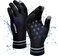 DRYMILE Hyla Waterproof Gloves - Warm Touchscreen Winter Snow Wool Blend Hand Gloves for Men &amp; Women - Work, Hiking, Skiing, Running, Biking, Riding Glove, Ideal for Cold Weather - L, Black