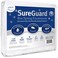 Full Size SureGuard Box Spring Encasement - 100% Waterproof, Bed Bug Proof, Hypoallergenic - Premium Zippered Six-Sided Cover White