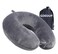 GDEOUP Travel Pillow Memory Foam Neck Pillow Support Pillow,Luxury Compact &amp; Lightweight Quick Pack for Camping Sleeping Rest Cushion (Grey)