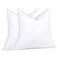 Euro Pillow Inserts 26 x 26 (Pack of 2, White), Down Feather Pillow Stuffer, Premium White Pillows for Bed, Couch, and Cushion