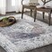 JONATHAN Y CAV105A-5 Ankara Vintage Medallion Indoor Area-Rug Bohemian Easy-Cleaning High Traffic Bedroom Kitchen Living Room Non Shedding, 5 ft x 8 ft, Gray,Ivory