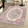 JONATHAN Y MDP300A-5 Kilia Medallion Indoor Area-Rug Vintage Glam Bohemian Easy-Cleaning Bedroom Kitchen Living Room Non Shedding, 5 X 8, Fuschia,Mustard,Indigo