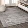JONATHAN Y MOH205B-5 Aya Berber Stripe Geometric Indoor Farmhouse Area-Rug Bohemian Minimalistic Striped Easy-Cleaning Bedroom Kitchen Living Room Non Shedding, 5 X 8, Gray,Cream