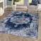 JONATHAN Y MDP403D-4 Rosalia Cottage Medallion Indoor Area Rug Vintage Bohemian Easy Cleaning Bedroom Kitchen Living Room Non Shedding, 4 ft x 6 ft, Ivory