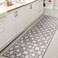 JONATHAN Y AMC107A-210 Gallia Tile Trellis High-Low Indoor Outdoor Area Rug Bohemian Floral Easy Cleaning High Traffic Bedroom Kitchen Backyard Patio Porch Non Shedding, 2 ft x 10 ft, Light Gray/Ivory