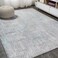 JONATHAN Y SOR205A-5 Timeworn Modern Abstract Indoor Area-Rug Contemporary Transitional Casual Easy-Cleaning Bedroom Kitchen Living Room Non Shedding, 5 ft x 8 ft, Gray/Turquoise
