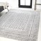 JONATHAN Y MOH107A-4 Athens Modern Geometric Boho Rug Indoor Area-Rug, Moroccan, Farmhouse, Southwestern Easy-Cleaning,Bedroom,Kitchen,Living Room,Non Shedding, Gray/Cream, 4 X 6
