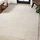JONATHAN Y SCN104B-8 Nordby High-Low Geometric Arch Scandi Striped Indoor/Outdoor Area Rug, Modern, Contemporary, Geometric, Bohemian, Bedroom, Kitchen, Living Room,Non Shedding,Ivory/Cream,8' x 10'