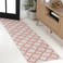 JONATHAN Y TSN200A-28 Cyrus Modern Geometric Tile Pattern Salmon/Cream 2 ft. x 8 ft. Indoor/Outdoor Runner Rug, Pet Friendly, Stain Resistant, Easy-Cleaning for Home, Patio, Backyard, Porch