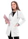 Adar Uniforms, Universal Lab Coats for Women - Perfection 32" Lab Coat - 811 - White - M