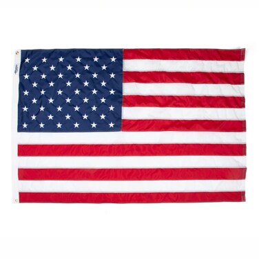 Allegiance Flag Supply American Flag   American-Sourced Nylon Fabric, Embroidered Stars, Hand-Stitched   Proudly Made in USA (3' x 5')