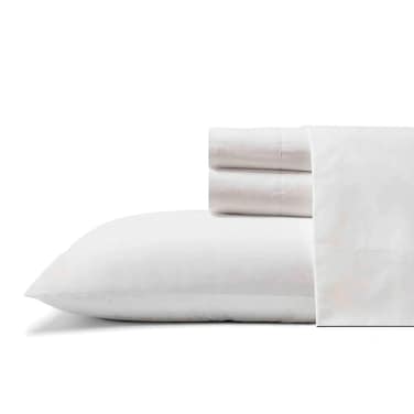 Tommy Bahama - King Sheets, Cotton Percale Bedding Set, Crisp &amp; Cool, Stylish Home Decor (Cool Zone White, King)