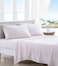 Tommy Bahama - Queen Sheets, Cotton Percale Bedding Set, Crisp &amp; Cool, Stylish Home Decor (Flamingle Pink, Queen)