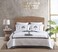 Tommy Bahama   Palm Island Collection   Quilt - 100% Cotton, Reversible, Soft &amp; Breathable , Pre-Washed for Added Softness, King, Grey