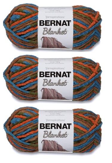Bulk Buy: Bernat Blanket Yarn (3-Pack) Cozy Cabin 161200-100