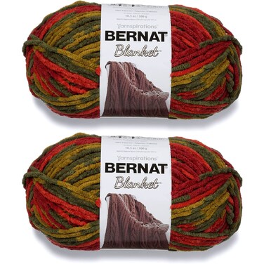 Bernat Blanket Big Ball Yarn (2-Pack) Harvest 161110-10521