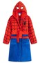 Marvel Boys Dressing Gown, Fluffy Dressing Gown (7-8 Years, Red/Blue)