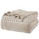 PHF 100% Cotton Waffle Weave Blanket King Size, Soft Lightweight Breathable Cozy Blankets for Bed, Luxury Aesthetic Woven Bedding for Home Decor, 108"x90", Oatmeal