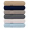 KAHAF Collection 6-Pack Bath Towels - Lightweight - Extra Absorbent - 100% Cotton - Shower towels (Multi, 27 inchesx54 inches)