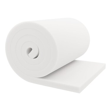 GoTo Foam 1" Height x 18" Width x 18" Length 44ILD (Firm) Upholstery Cushion Made in USA
