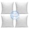 Ashler Outdoor Pillows, 18 x 18 Pillow Inserts Set of 4, Waterproof Throw Pillow Inserts Hypoallergenic Pillow for Patio, Water Resistant Indoor Outdoor Decorative