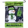 Seattle Seahawks Holiday Winter Snow Garden Flag Double Sided Banner