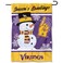 Minnesota Vikings Holiday Winter Snow Garden Flag Double Sided Banner