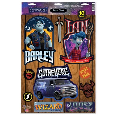 WinCraft Onward Disney Onward Multi-Use Decal 11" x 17", Multi, One Size