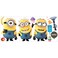 RoomMates RMK2081GM Despicable Me 2 Minions 12" x 48.5" Yellow Giant Giant Wall Decals, 11 Pieces