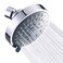 Aisoso Shower Head High Pressure Rain Fixed Showerhead 5-Setting with Adjustable Metal Swivel Ball Joint - Relaxed Shower Experience Even at Low Water Flow &amp; Pressure