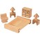 Hardwood Doll House Furniture - Master Bedroom